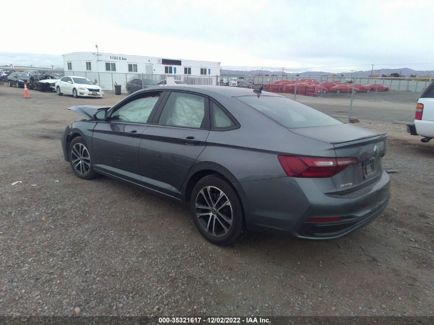 2022 VOLKSWAGEN JETTA SPORT VIN: 3VWBM7BU1NM003173