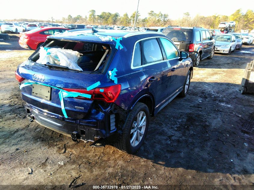 2021 AUDI Q3 S LINE PREMIUM VIN: WA1DECF35M1026125