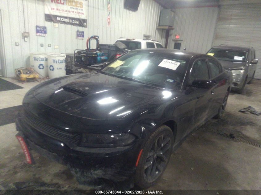 2022 DODGE CHARGER R/T VIN: 2C3CDXCTXNH221001