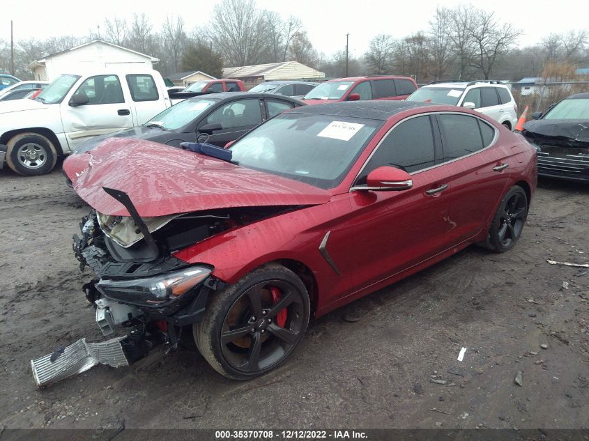 2021 GENESIS G70 3.3T VIN: KMTG34LE6MU076097