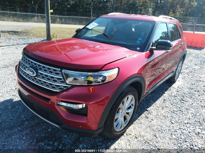 2021 FORD EXPLORER LIMITED VIN: 1FMSK8FH0MGA57368