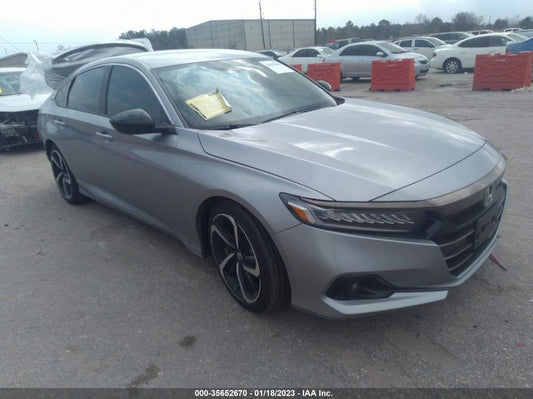 2022 HONDA ACCORD SEDAN SPORT VIN: 1HGCV1F31NA063679