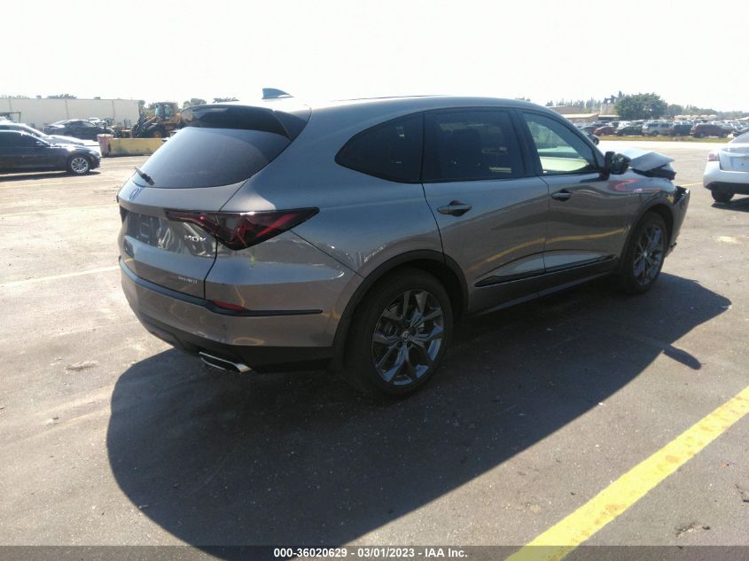 2022 ACURA MDX W/A-SPEC PACKAGE VIN: 5J8YE1H05NL029354