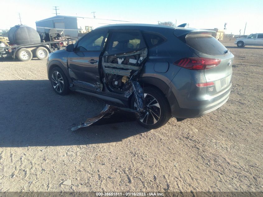 2021 HYUNDAI TUCSON SPORT VIN: KM8J33AL0MU300024