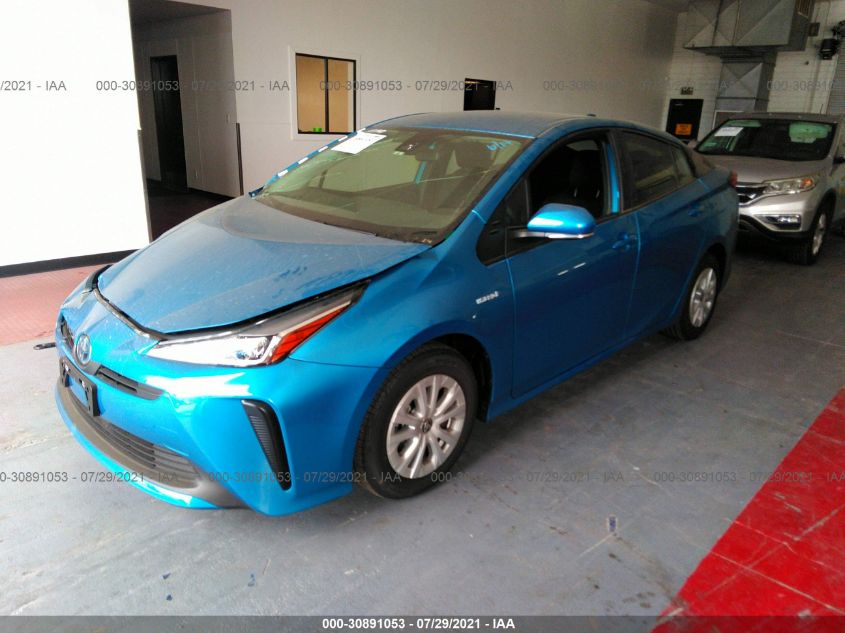 2021 TOYOTA PRIUS L VIN: JTDKAMFU8M3140972