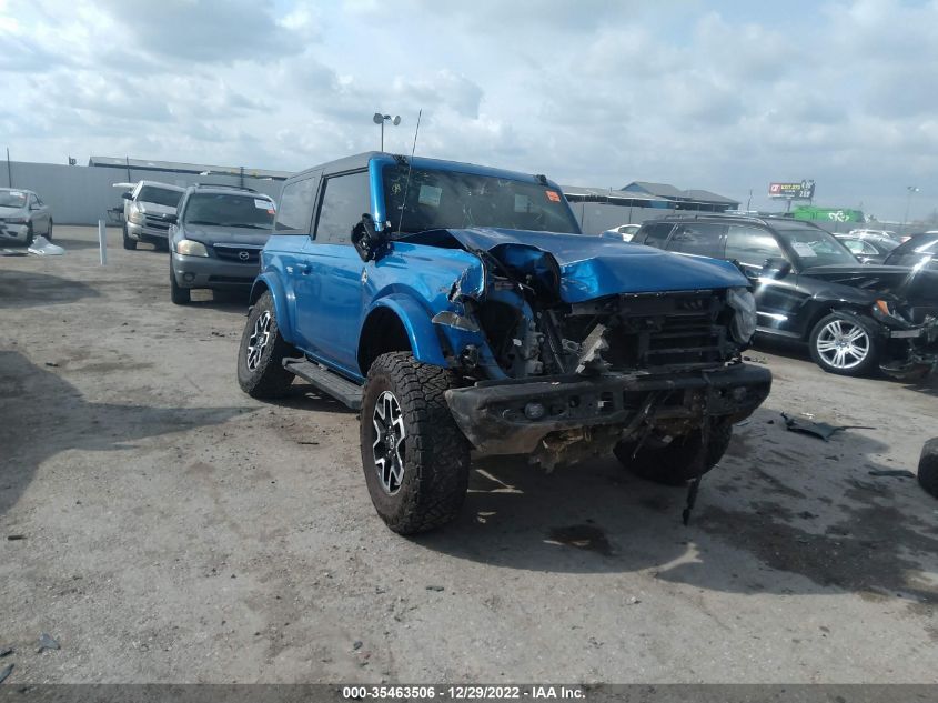2021 FORD BRONCO BASE/BIG BEND VIN: 1FMDE5CH1MLB08077