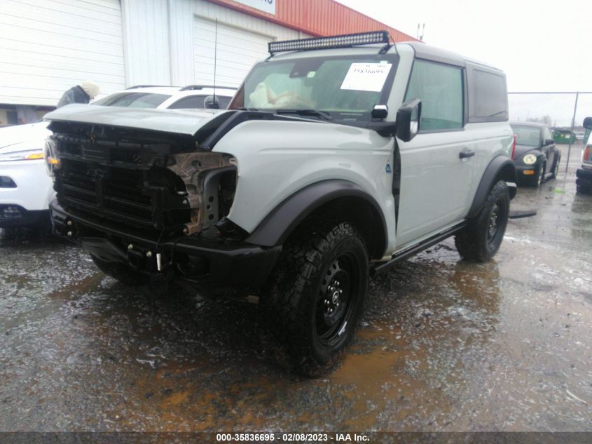 2022 FORD BRONCO BLACK DIAMOND VIN: 1FMDE5AH9NLA75480