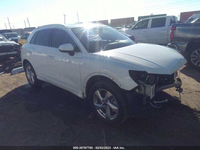 2021 AUDI Q3 PREMIUM VIN: WA1AUCF39M1071929