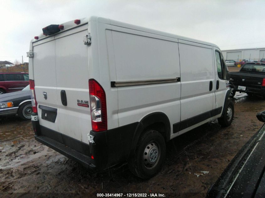 2022 RAM PROMASTER CARGO VAN VIN: 3C6LRVAGXNE110006