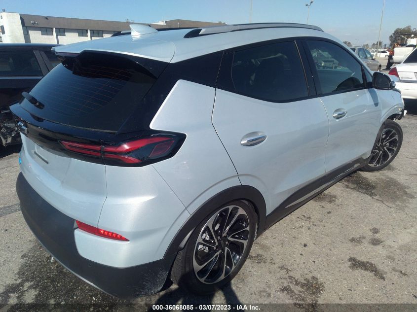 2022 CHEVROLET BOLT EUV PREMIER VIN: 1G1FZ6S09N4114054