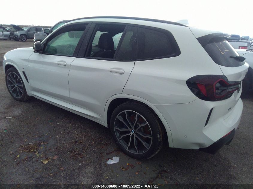 2022 BMW X3 M40I VIN: 5UX83DP00N9J11303