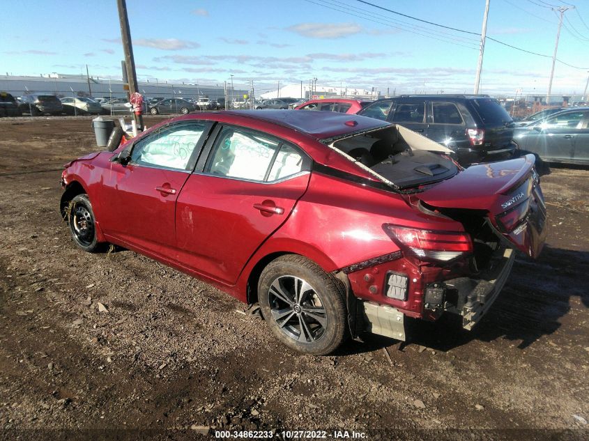 2021 NISSAN SENTRA SV VIN: 3N1AB8CV4MY264907