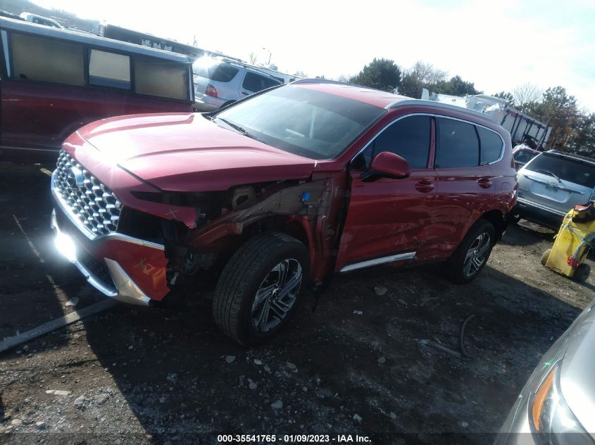 2021 HYUNDAI SANTA FE SEL VIN: 5NMS2DAJ9MH367924
