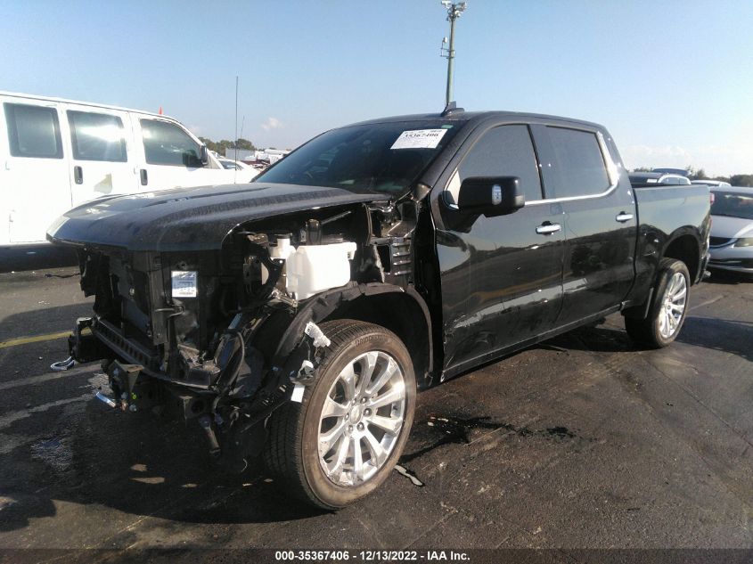 2022 CHEVROLET SILVERADO 1500 LTD HIGH COUNTRY VIN: 1GCUYHEL7NZ122868