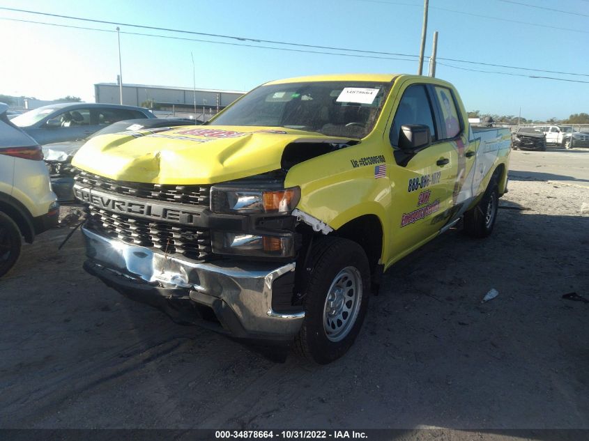 2022 CHEVROLET SILVERADO 1500 LTD WORK TRUCK VIN: 1GCRWAEK1NZ199309