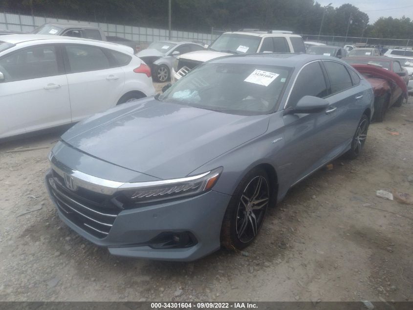 2021 HONDA ACCORD HYBRID TOURING VIN: 1HGCV3F91MA000936