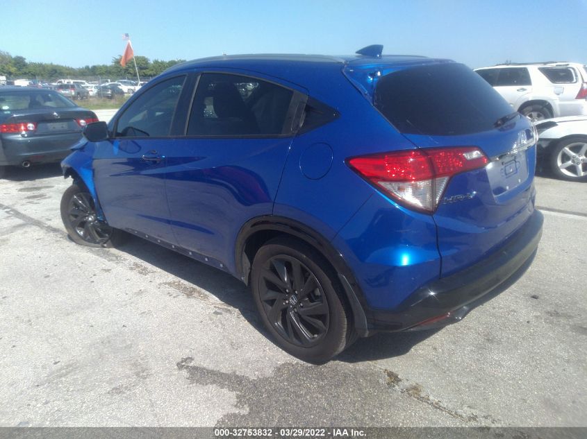 2021 HONDA HR-V SPORT VIN: 3CZRU5H17MM715084