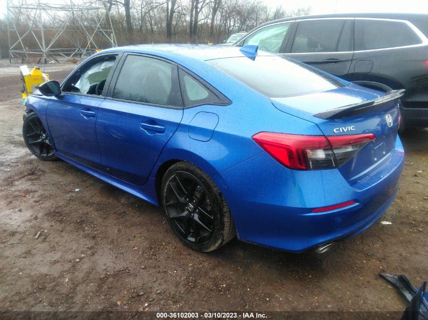 2022 HONDA CIVIC SI VIN: 2HGFE1E58NH472246