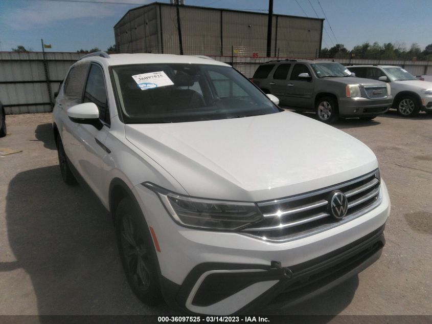 2022 VOLKSWAGEN TIGUAN SE VIN: 3VV3B7AX9NM027862