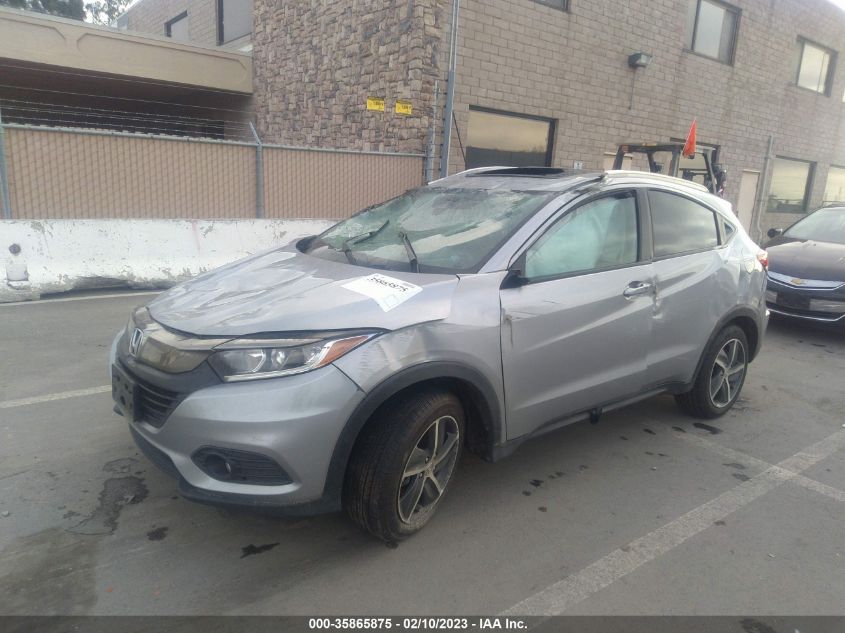 2022 HONDA HR-V EX VIN: 3CZRU6H57NM708274