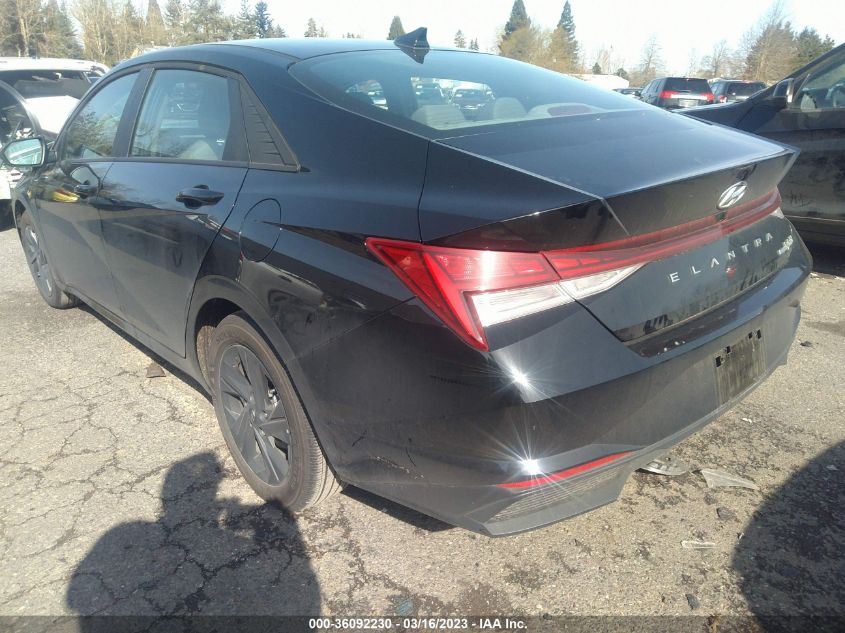 2023 HYUNDAI ELANTRA HYBRID BLUE VIN: KMHLM4AJ7PU040378