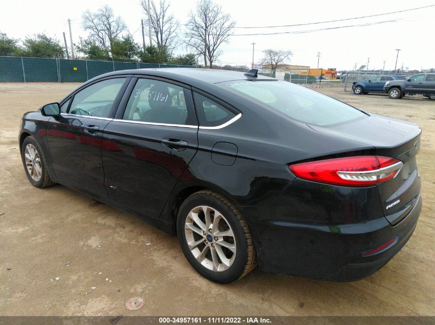 2020 FORD FUSION SE VIN: 3FA6P0HD5LR263365