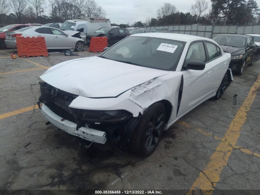 2022 DODGE CHARGER SXT VIN: 2C3CDXBG5NH225459