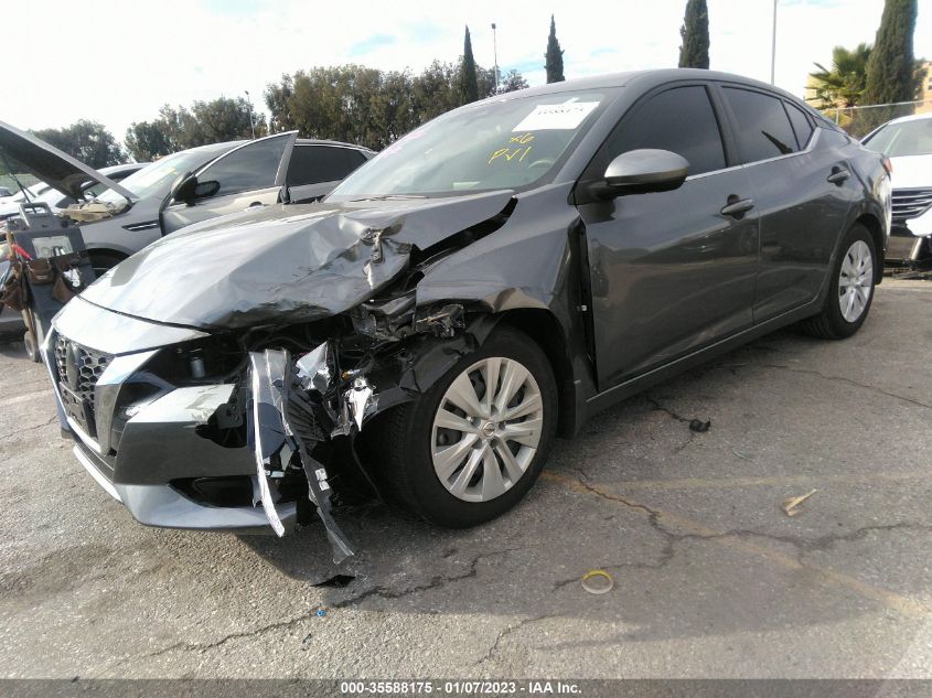 2022 NISSAN SENTRA S VIN: 3N1AB8BV1NY214162