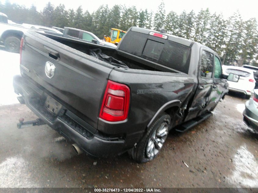 2020 RAM 1500 LARAMIE VIN: 1C6RREJT7LN321485