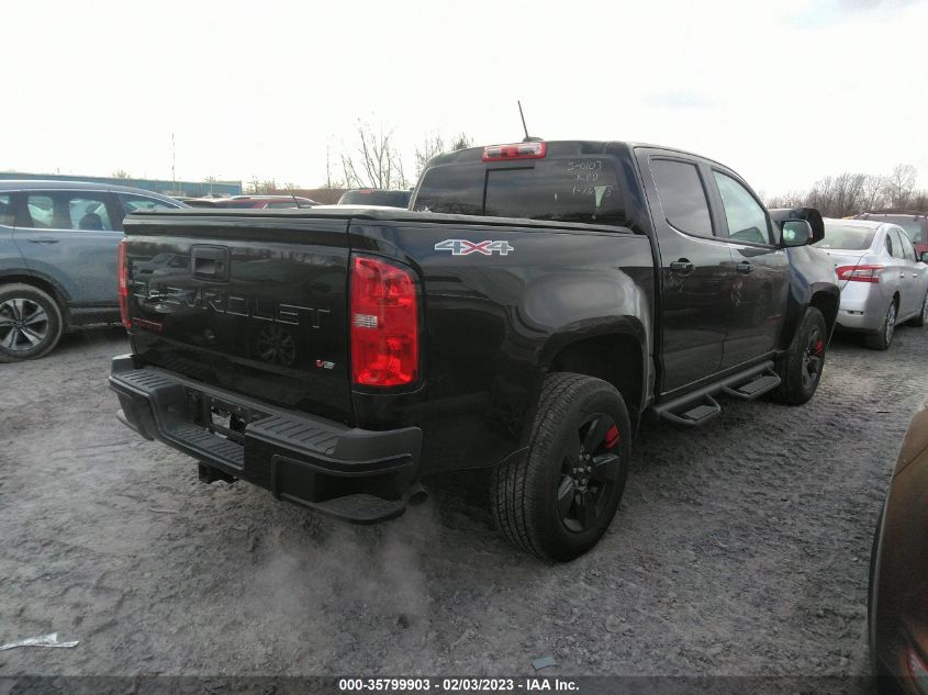 2022 CHEVROLET COLORADO 4WD LT VIN: 1GCGTCEN4N1160184