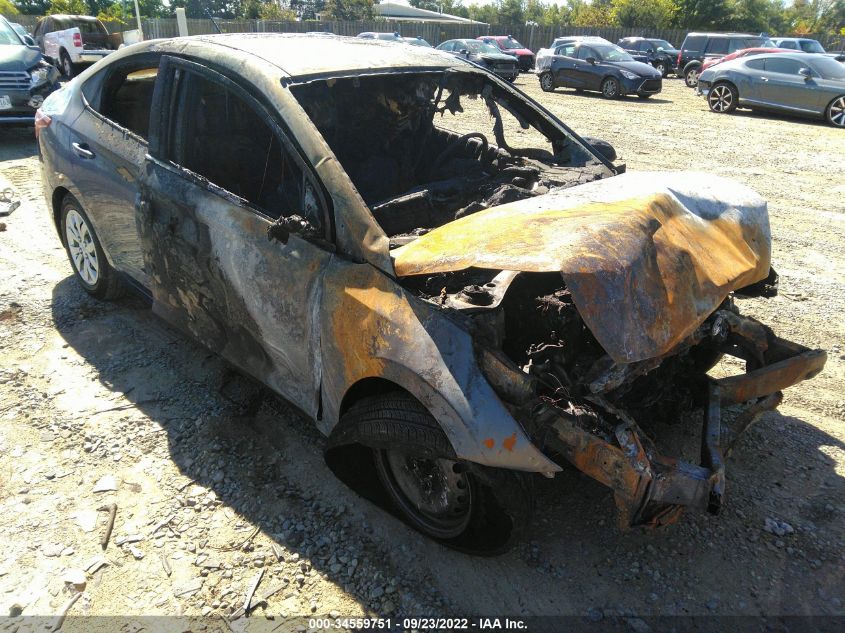 2022 HYUNDAI ACCENT SE VIN: 3KPC24A63NE183409