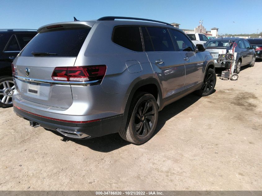 2021 VOLKSWAGEN ATLAS 3.6L V6 SE W/TECHNOLOGY VIN: 1V2JR2CA1MC566617