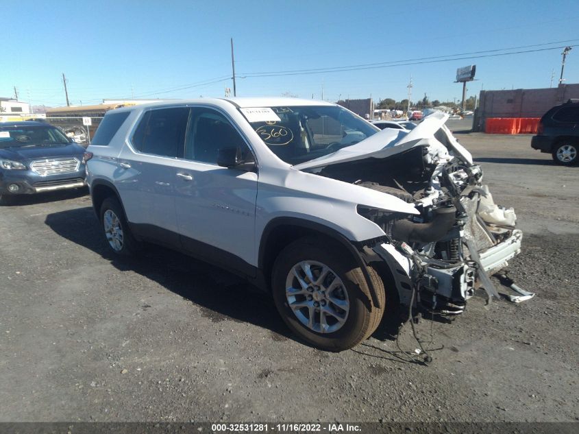 2021 CHEVROLET TRAVERSE LS VIN: 1GNERFKW4MJ249585
