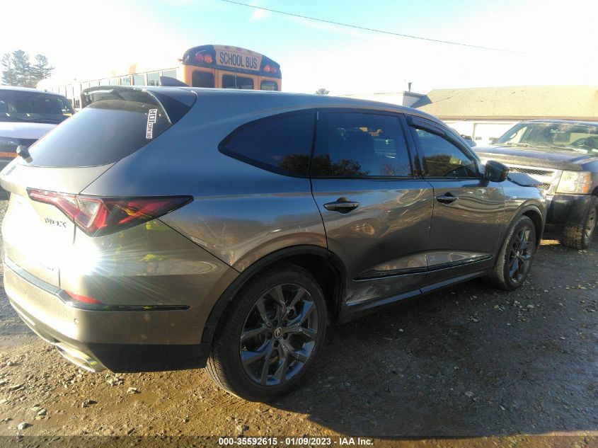 2022 ACURA MDX W/A-SPEC PACKAGE VIN: 5J8YE1H0XNL020049