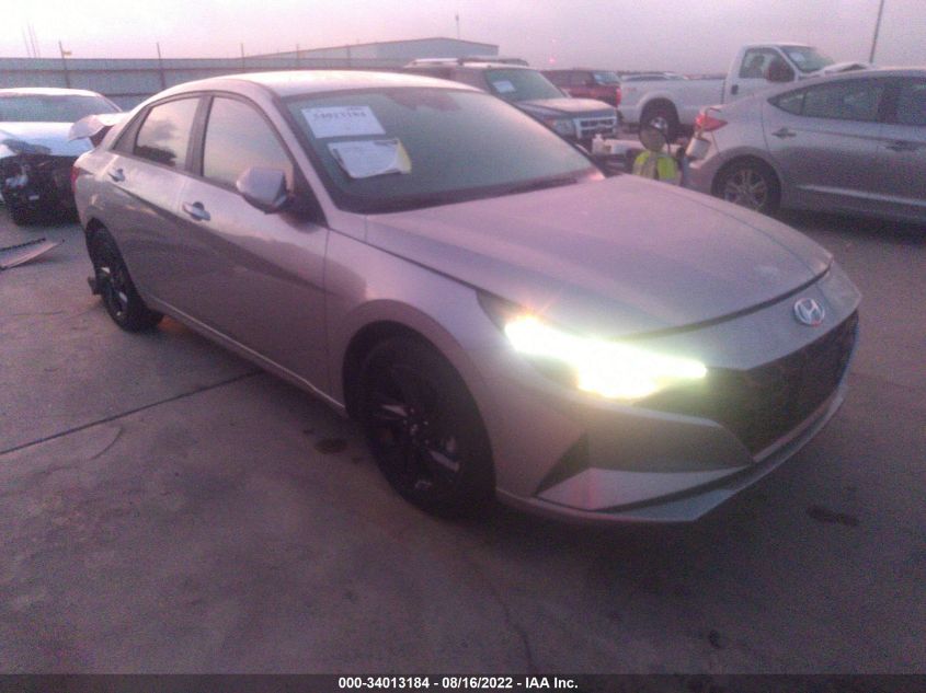 2021 HYUNDAI ELANTRA SEL VIN: 5NPLM4AG7MH028049