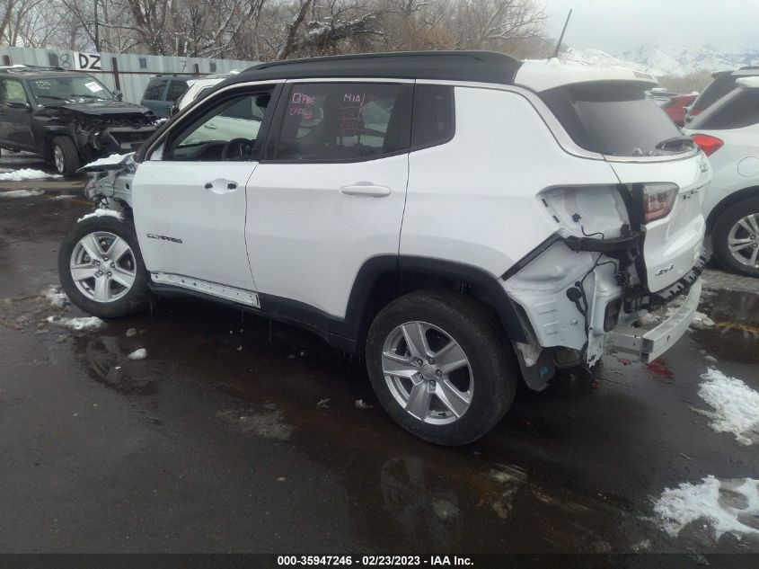 2022 JEEP COMPASS LATITUDE VIN: 3C4NJDBB0NT143131