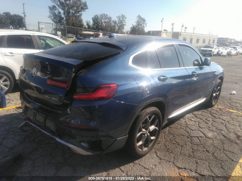 2021 BMW X4 XDRIVE30I VIN: 5UX2V1C03M9G84234