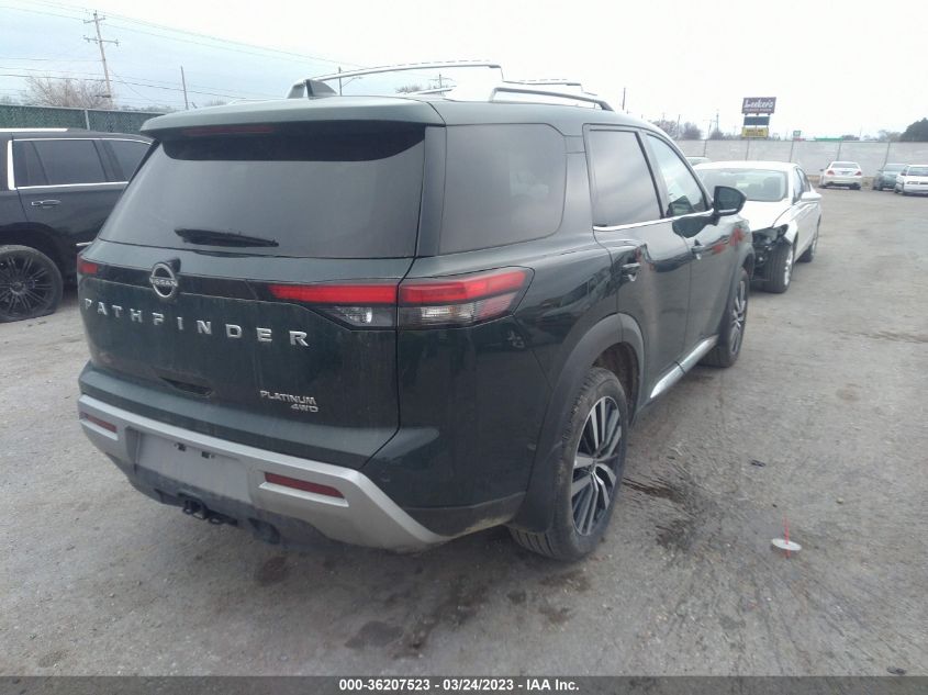 2022 NISSAN PATHFINDER PLATINUM VIN: 5N1DR3DK7NC261809