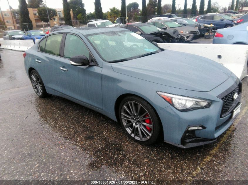 2021 INFINITI Q50 RED SPORT 400 VIN: JN1FV7DP8MM850407