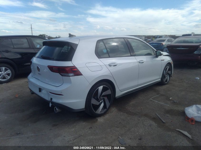 2022 VOLKSWAGEN GOLF GTI S VIN: WVWH87CD0NW177431