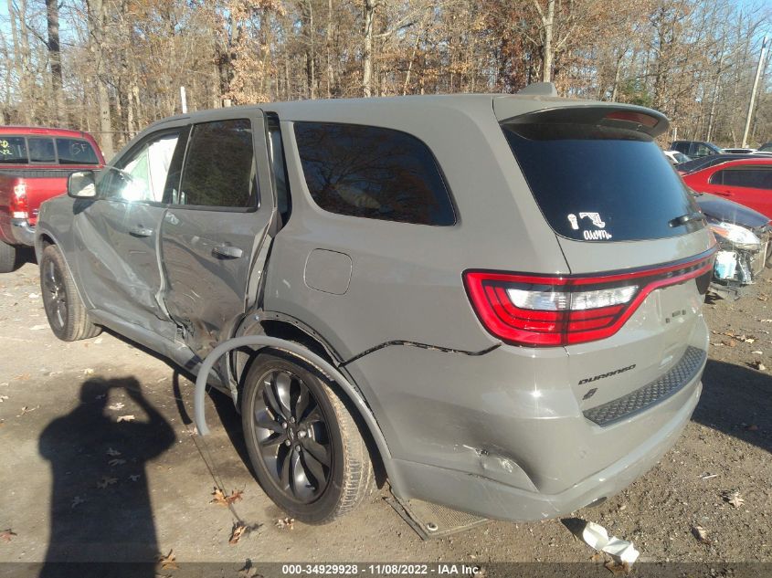 2021 DODGE DURANGO SXT PLUS VIN: 1C4RDJAG1MC521746