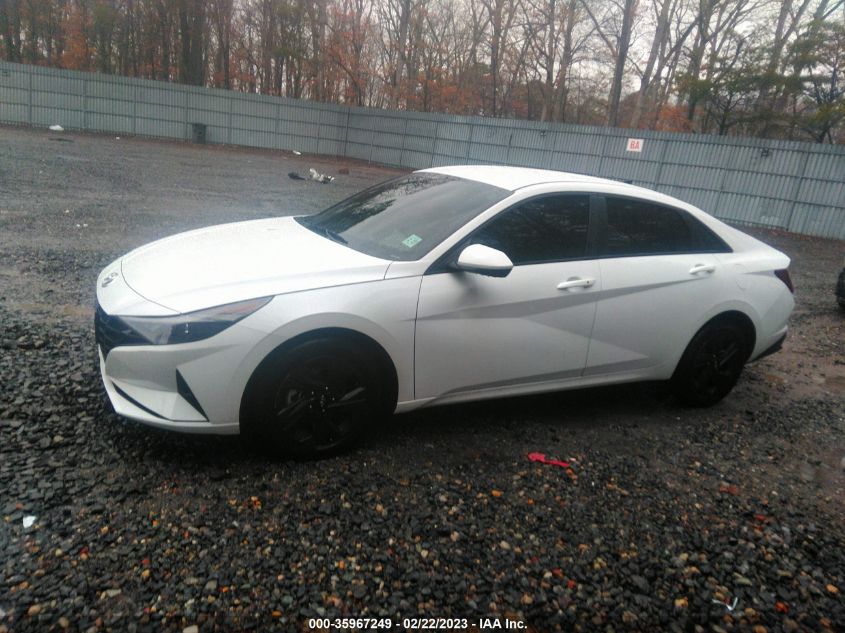 2022 HYUNDAI ELANTRA SEL VIN: 5NPLS4AG0NH073860