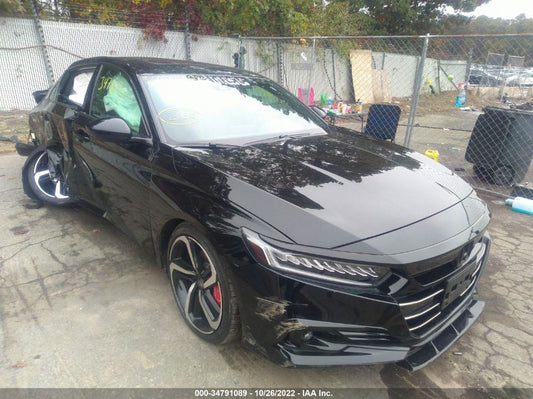2022 HONDA ACCORD SEDAN SPORT VIN: 1HGCV2F39NA007317