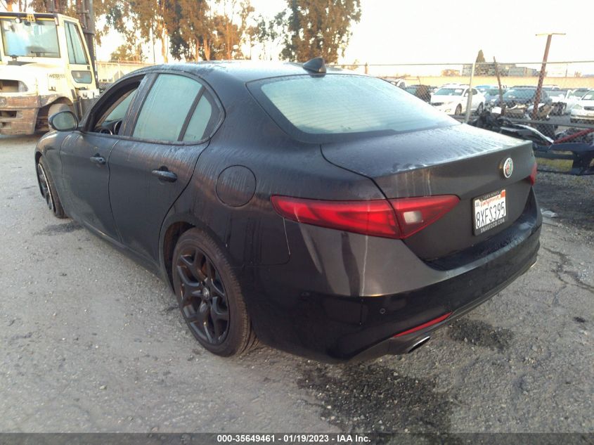 2021 ALFA ROMEO GIULIA VIN: ZARFAMAN4M7648260