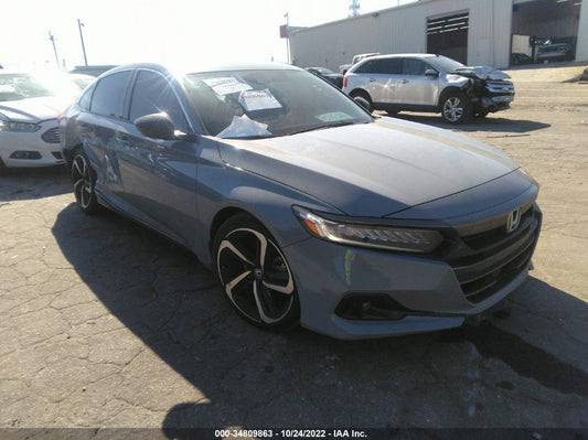 2022 HONDA ACCORD SEDAN SPORT VIN: 1HGCV1F34NA021457