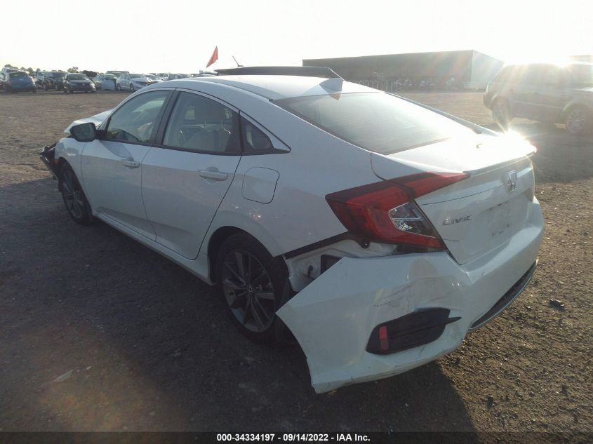 2021 HONDA CIVIC SEDAN EX-L VIN: 2HGFC1F76MH704993