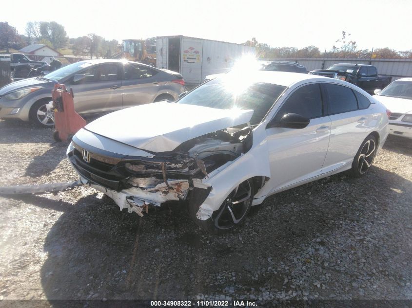 2022 HONDA ACCORD SEDAN SPORT VIN: 1HGCV1F35NA083417