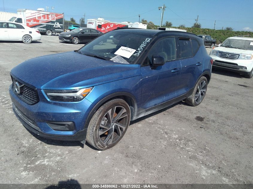 2021 VOLVO XC40 R-DESIGN VIN: YV4162UM4M2476710