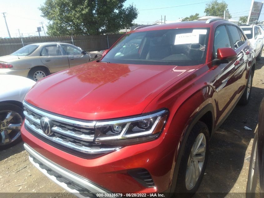 2021 VOLKSWAGEN ATLAS CROSS SPORT 3.6L V6 SE W/TECHNOLOGY VIN: 1V2KE2CA1MC225086