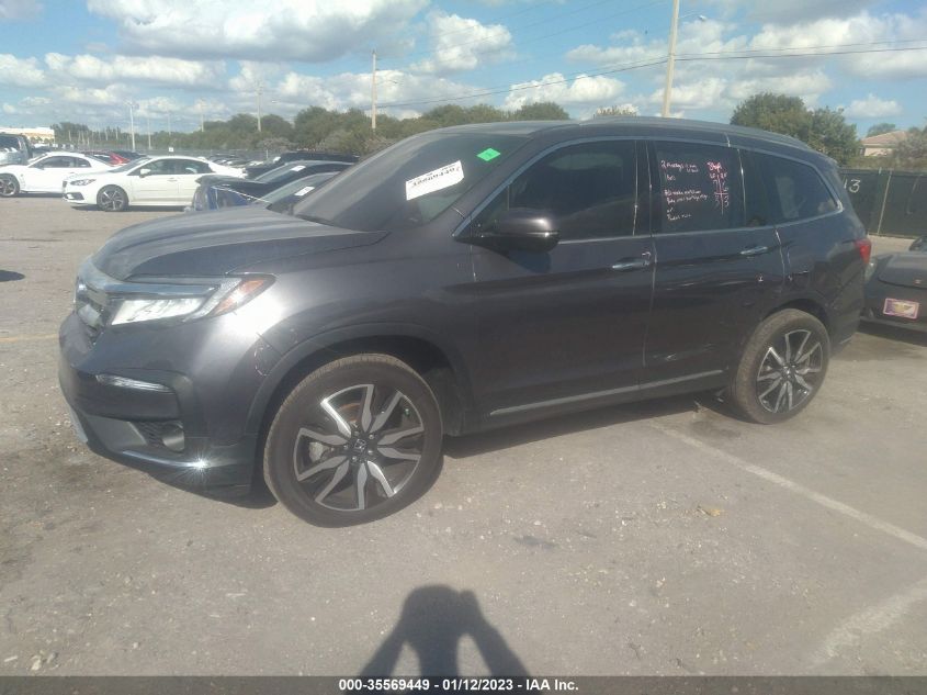 2021 HONDA PILOT TOURING 8-PASSENGER VIN: 5FNYF5H99MB037489